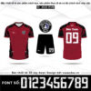 Bộ quần áo bóng đá 3D màu Đỏ Burgundy ID: 4920-RVM | Đậm chất cá tính, cháy hết mình trên sân cỏ