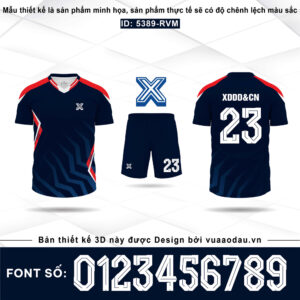 Áo Thể Thao Nam Xanh Navy 5389-RVM – Năng Động & Mạnh Mẽ
