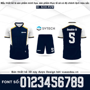 Bộ Đồ Thể Thao Nam Xanh Navy 5230-RVM - Mạnh Mẽ & Cá Tính