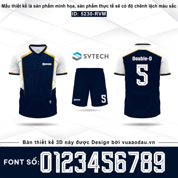 Bộ Đồ Thể Thao Nam Xanh Navy 5230-RVM - Mạnh Mẽ & Cá Tính