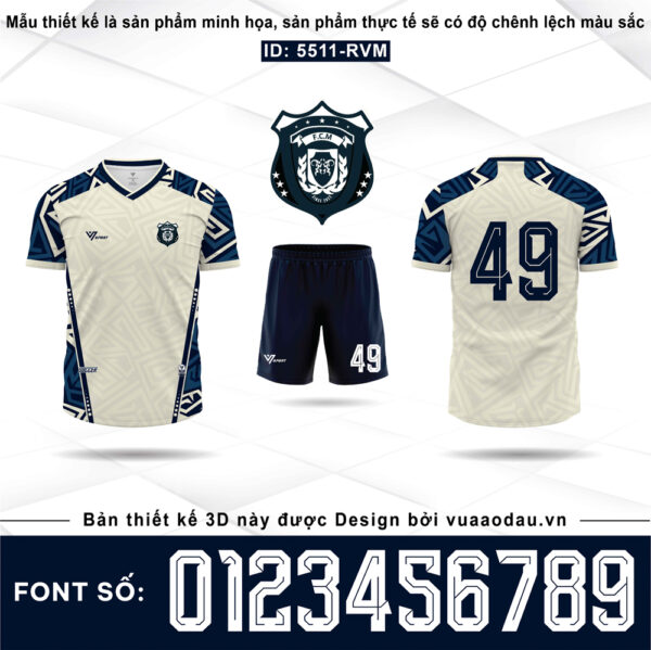 Bộ quần áo thể thao nam Light Beige phối Navy - Thiết kế năng động, đậm chất thể thao