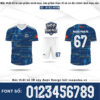 Bộ Quần Áo Thể Thao Futsal Xanh Navy 5152-RVM