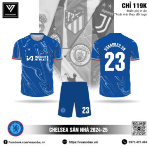 Áo đấu Chelsea sân nhà 2024-2025 màu xanh dương đậm