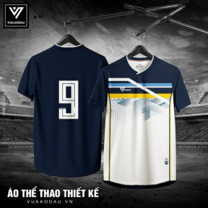 Áo Bóng Chuyền Thiết Kế Xanh Navy - Năng Động & Hiện Đại