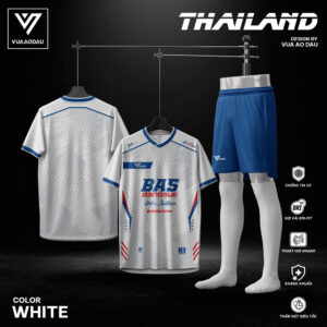 Áo Bóng Đá Không Logo Thailand Màu Trắng