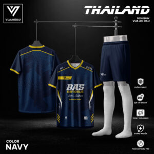 Áo Bóng Đá Không Logo Thailand Màu Xanh Navy - Nét Lịch Lãm Đậm Chất Thể Thao