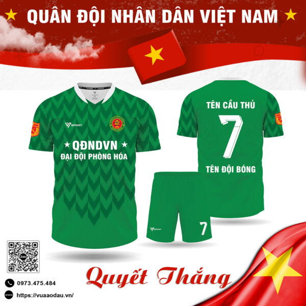 Áo thể thao thiết kế màu xanh quân đội - Tinh thần chiến đấu & kỷ luật