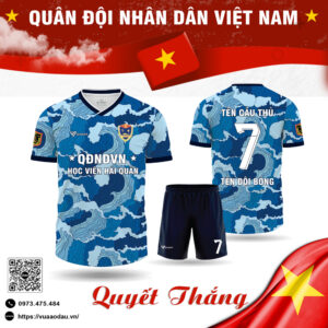 Áo Thể Thao Đồng Phục Quân Đội – Màu Xanh Dương Hải Quân