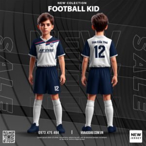 Áo Bóng Đá Trẻ Em Xanh Navy - Bộ Sưu Tập NEW COLLECTION FOOTBALL KID