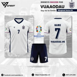 Áo đấu tuyển Anh sân nhà EURO 2024 màu trắng