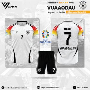 Áo đấu đội tuyển Đức Euro 2024 sân nhà màu trắng