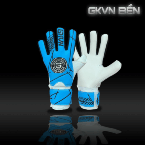 Găng tay thủ môn GKVN màu xanh dương trắng - Bứt phá mọi giới hạn
