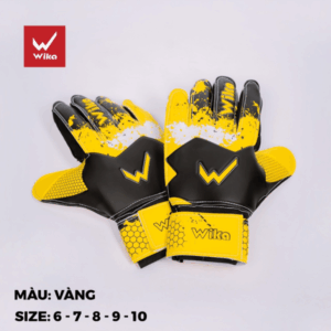 Găng tay thủ môn Wika Neon màu vàng – Năng động & Chuyên nghiệp