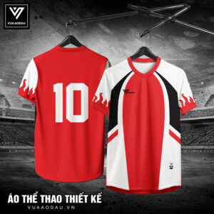Áo Thể Thao Màu Đỏ - Ngọn Lửa Chiến Thắng Số 10