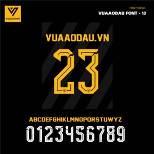 Font Số Áo Bóng Đá Đẹp 2025