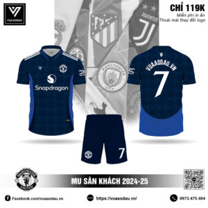 Áo Đấu MU Sân Khách 2024-2025 Xanh Navy Đậm