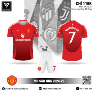 Áo Đấu MU Sân Nhà 2024-25 Màu Đỏ