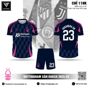Áo CLB Nottingham 2024-25 Sân Khách Xanh Navy