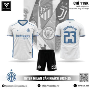Áo Đấu Inter Milan 2024-25 Sân Khách Màu Trắng