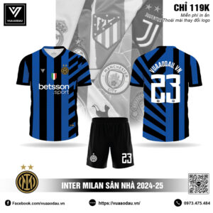 Áo đấu CLB Inter Milan 2025 sân nhà – Xanh đen truyền thống, đậm chất thể thao
