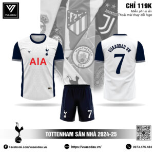 Áo đấu Tottenham 2025 sân nhà màu trắng - Mẫu mới nhất