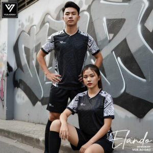 Bộ Quần Áo Thể Thao Elando Design - Đen Tuyền