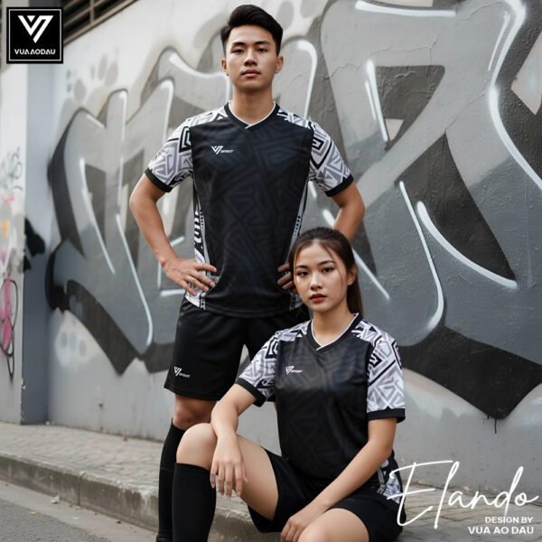 Bộ Quần Áo Thể Thao Elando Design - Đen Tuyền