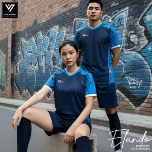 Bộ Quần Áo Bóng Đá Elando Xanh Navy – Vua Áo Đấu
