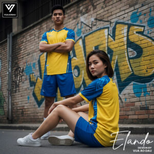 Đồ thể thao Elando Vàng – Xanh Dương Năng Động Unisex