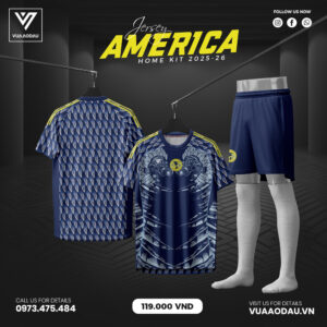Áo Đấu Jersey America Xanh Navy – Home Kit 2025–26