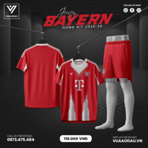 Áo Đấu Bayern Munich Sân Nhà 2025-2026 - Đỏ Truyền Thống