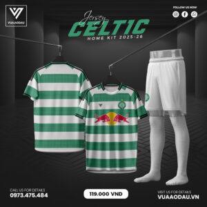 Áo Đấu Celtic Sân Nhà 2025-26 - Xanh Lá Truyền Thống