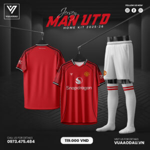 Áo Bóng Đá Manchester United 2025-2026 Sân Nhà - Màu Đỏ