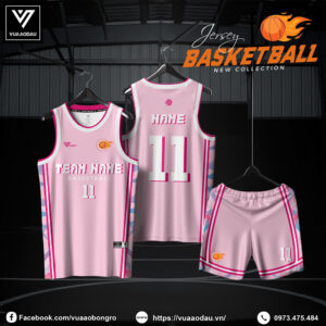 Áo Bóng Rổ Hồng Pastel – Nét Cá Tính Mới Lạ Cho Đội Bóng Của Bạn