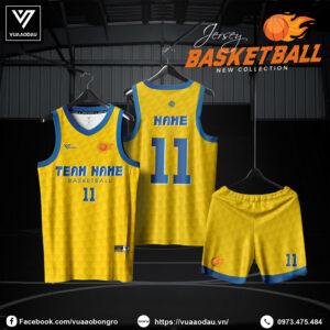 Đồng Phục Bóng Rổ Vàng Dương – Năng Động & Cá Tính 2025