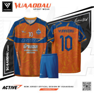 Áo Bóng Đá Active 2 Màu Cam – Năng Động & Cá Tính Trên Sân Cỏ
