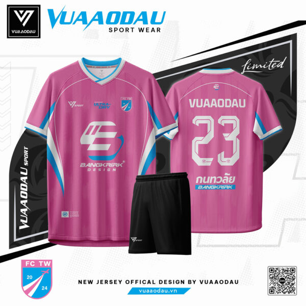 Áo Đấu Vua Áo Đấu FC TW 2024 - Màu Hồng Tím