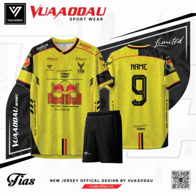 Áo Bóng Đá Tias Vàng – Năng Động, Đậm Chất Thể Thao