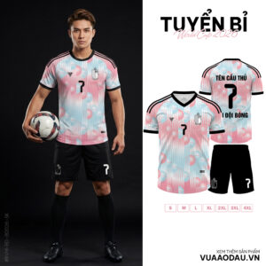 Áo Đội Tuyển World Cup 2026 Xanh Nhạt Hồng Nhạt - Phối Màu Hiện Đại, Chất Liệu Thoáng Mát
