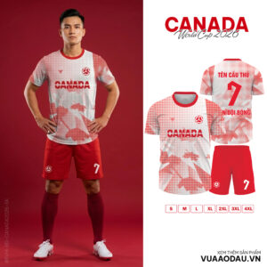 Áo đấu đội tuyển Canada World Cup 2026 - Đỏ Trắng Lá Phong