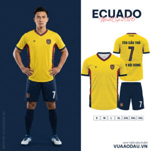 Áo Đội Tuyển Ecuador World Cup 2026 Sân Nhà – Màu Vàng Năng Động