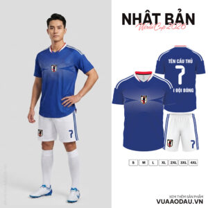 Áo Đấu Nhật Bản World Cup 2026 Xanh Dương Đậm - Sức Mạnh & Tinh Thần Thể Thao