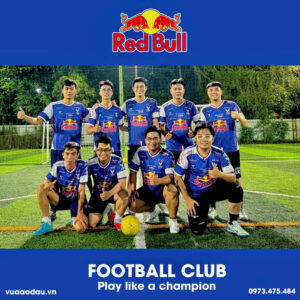 Áo Bóng Đá Đồng Phục Xanh Dương Red Bull - Năng Động, Cá Tính Và Chuyên Nghiệp