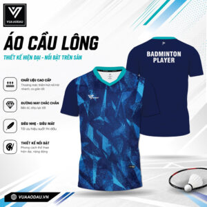 Áo Cầu Lông VAD-29 Xanh Dương Năng Động - Đậm Chất Thể Thao
