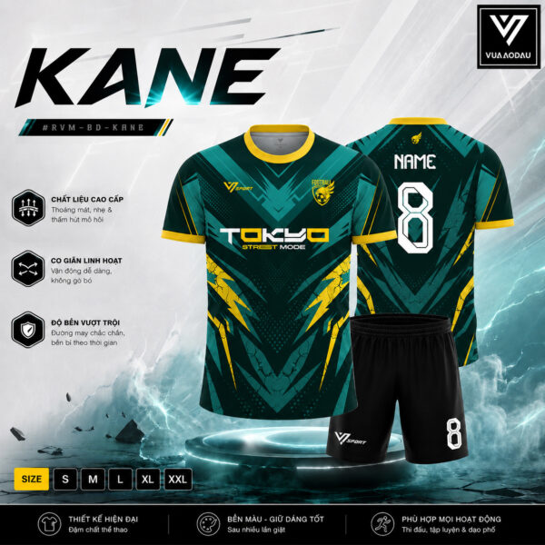 Áo Bóng Đá Không Logo KANE (9 Màu)
