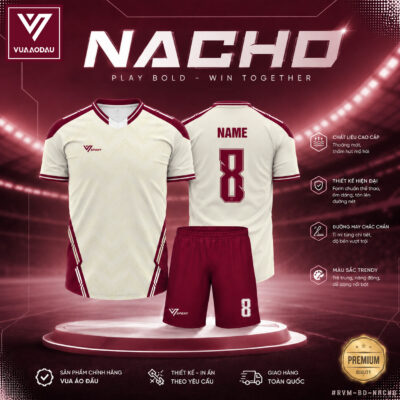 Áo Bóng Đá Không Logo NACHO (10 Màu)