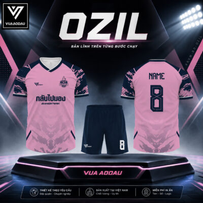 Áo Bóng Đá Không Logo OZIL (9 Màu)