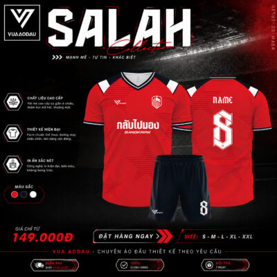 Áo Bóng Đá Không Logo SALAH (10 Màu)
