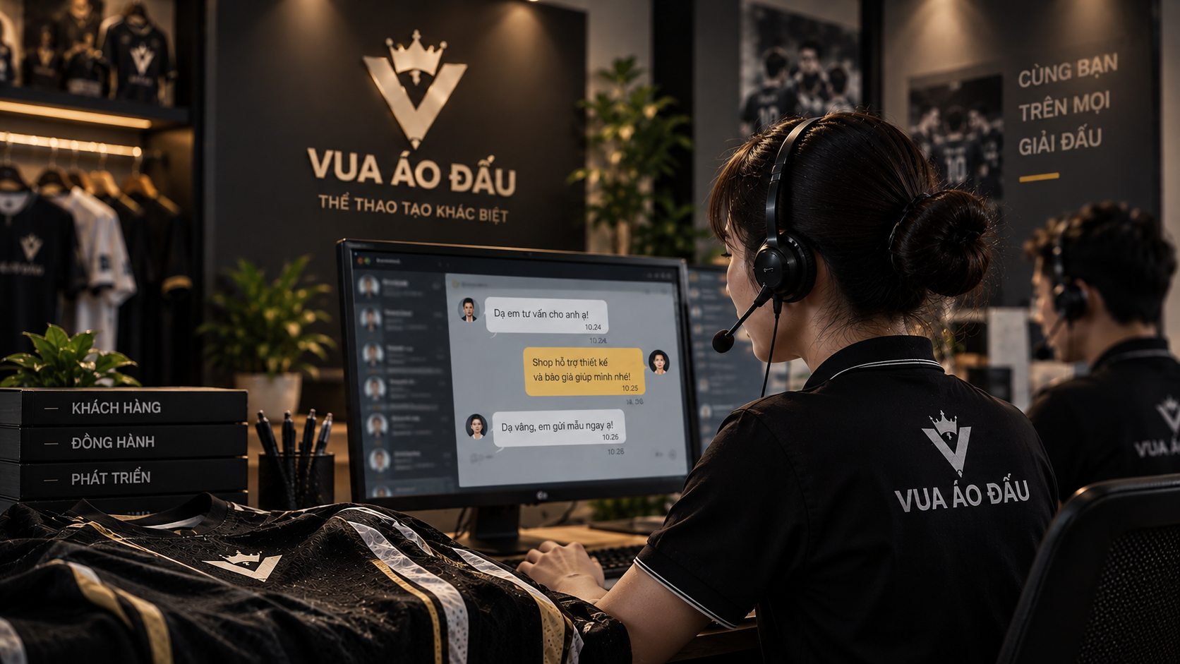 Hỗ trợ khách hàng Vua Áo Đấu